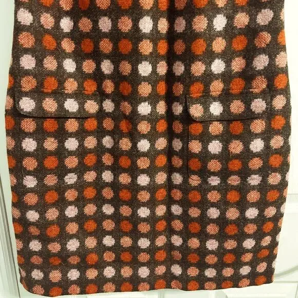 Boden British Tweed by Moon Wool Shift Dress Sleeveless 100% Wool Size 8 - Picture 4 of 7